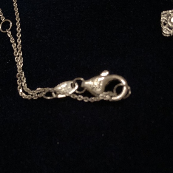 Lisa Robertson Sterling Lace Cross Necklace, NWOT - Picture 2 of 5